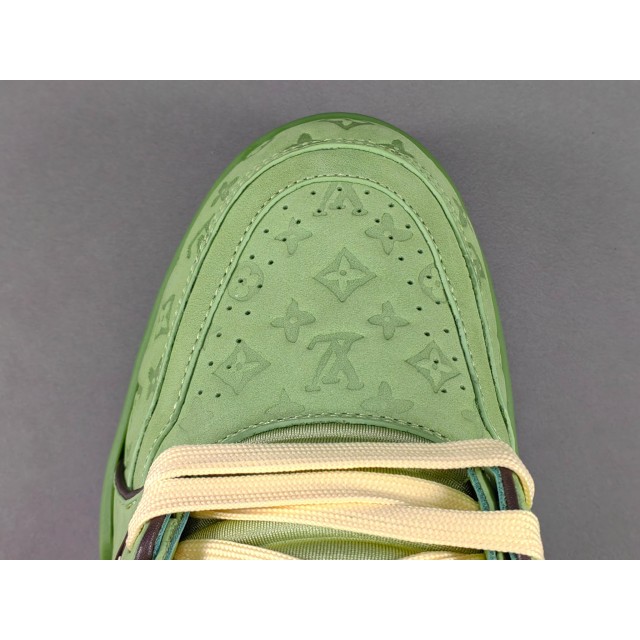 GOD BATCH Louis Vuitton by Tyler  the Creator LV Traine Green White Mocha Multicolor Beige Blue