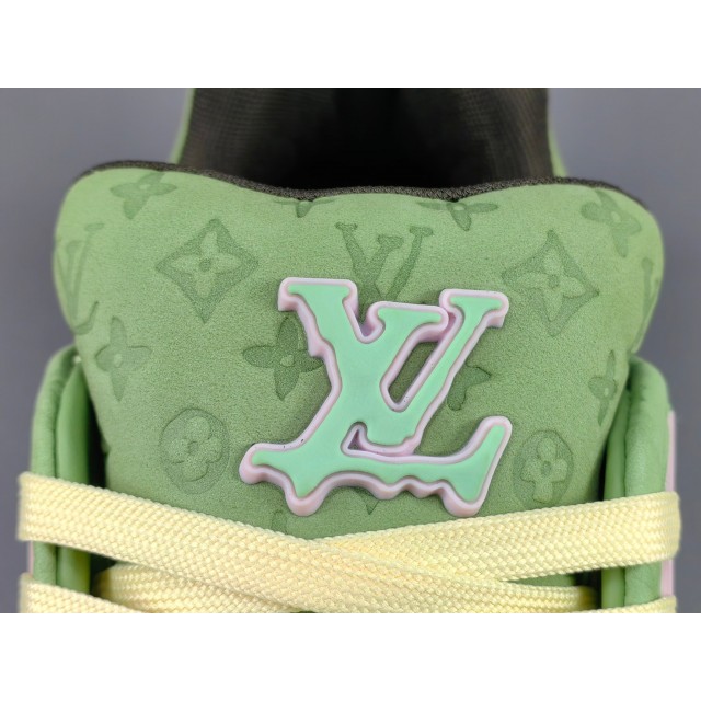 GOD BATCH Louis Vuitton by Tyler  the Creator LV Traine Green White Mocha Multicolor Beige Blue