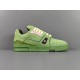 GOD BATCH Louis Vuitton by Tyler  the Creator LV Traine Green White Mocha Multicolor Beige Blue