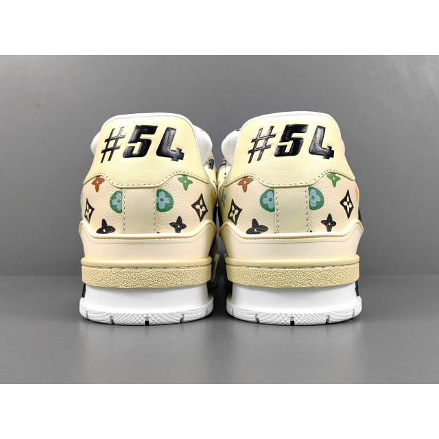 GOD BATCH Louis Vuitton by Tyler  the Creator LV Traine Green White Mocha Multicolor Beige Blue