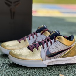 S2 BATCH Nike Kobe 4 Protro Gold Medal FQ3544-100 