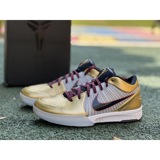 S2 BATCH Nike Kobe 4 Protro Gold Medal FQ3544-100 