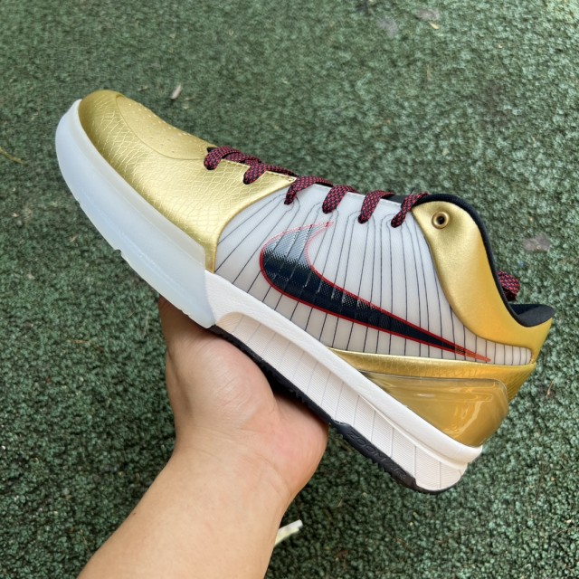 S2 BATCH Nike Kobe 4 Protro Gold Medal FQ3544-100 