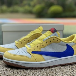 LJR BATCH Air Jordan 1 Retro Low OG SP Travis Scott Canary  DZ4137-700