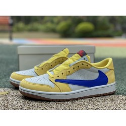 LJR BATCH Air Jordan 1 Retro Low OG SP Travis Scott Canary  DZ4137-700