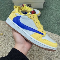 LJR BATCH Air Jordan 1 Retro Low OG SP Travis Scott Canary  DZ4137-700