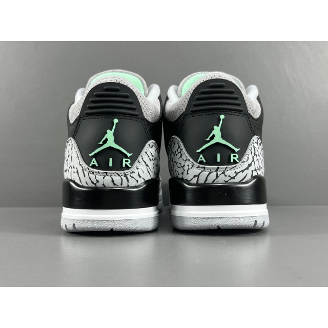 X BATCH Air Jordan 3 Retro Green Glow CT8532-031 