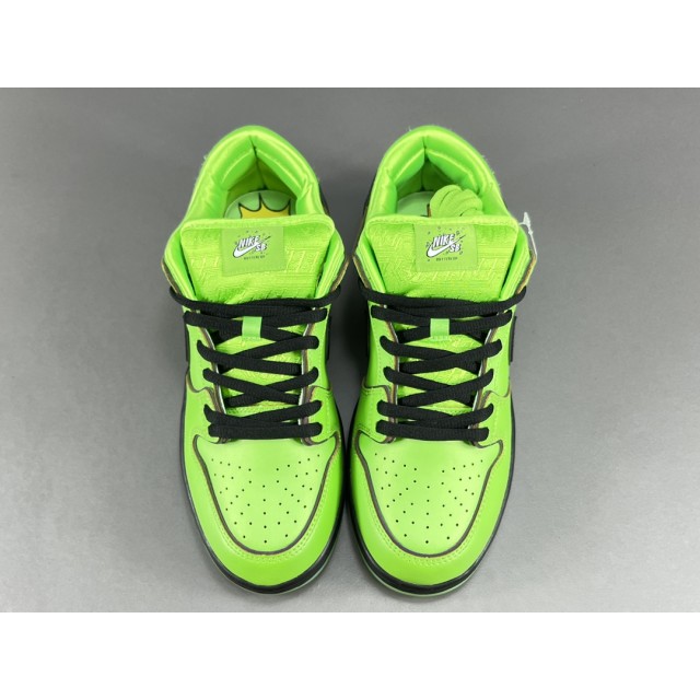 GOD BATCH The Powerpuff Girls  x Nike SB Dunk Low Buttercup FZ8319-300