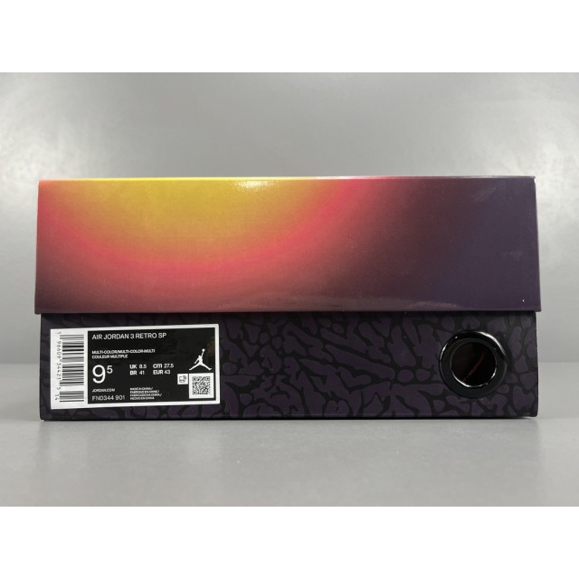 PK BATCH J Balvin x Air Jordan 3 Retro SP Medellin Sunset FN0344-901