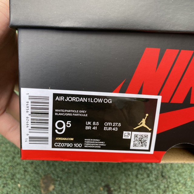 LJR BATCH Air Jordan 1 Low OG "Neutral Grey" CZ0790-100 