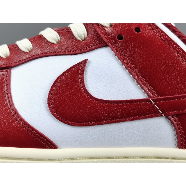 TOP BATCH Nike Dunk Low PRM Vintage Team Red DD1391 602