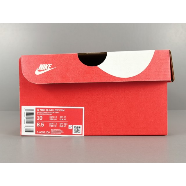 TOP BATCH Nike Dunk Low PRM Vintage Team Red DD1391 602