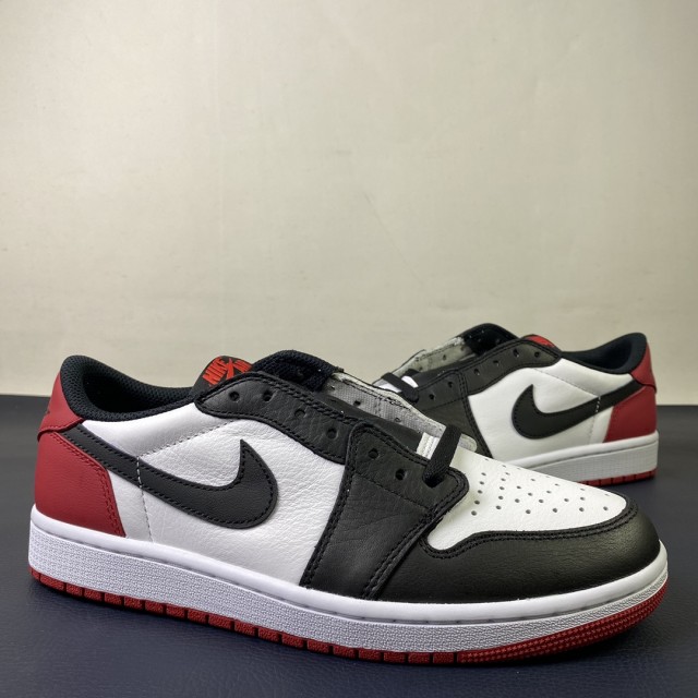 DG BATCH Air Jordan 1 Low  "Black Toe" 553558 116