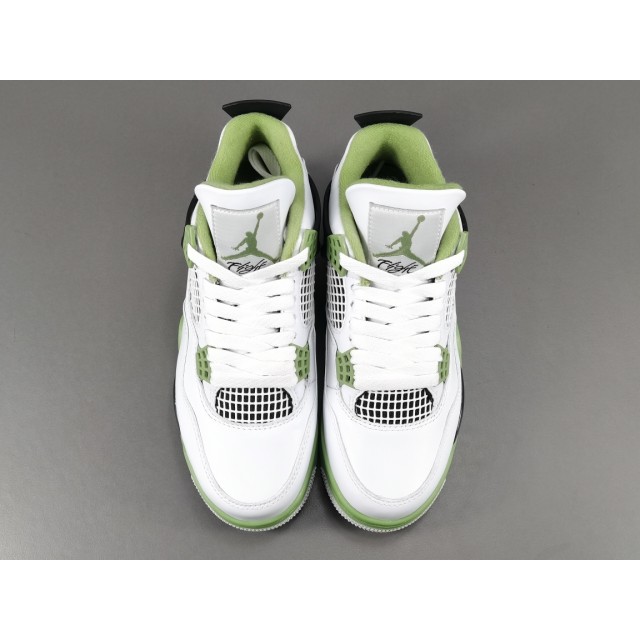 GOD BATCH Air Jordan 4 "Oil Green" AQ9129 103