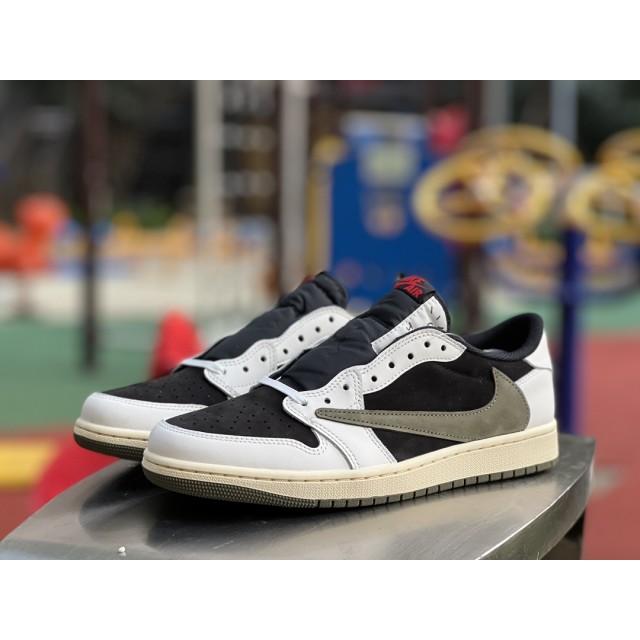 LJR BATCH Travis Scott  x Jordan Air Jordan 1 Low "Olive" DZ4137 106