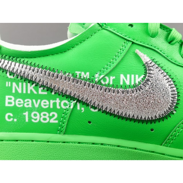 PK BATCH Off-White x Nike Air Force 1 Low Green DX1419 300 