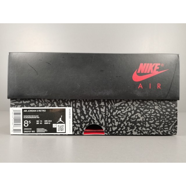 X BATCH Air Jordan 3 Fire Red DN3707 160