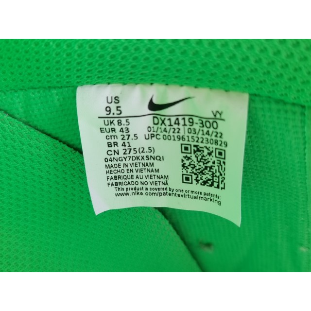 GOD BATCH Off White x Nike Air Force 1 Low Green DX1419 300