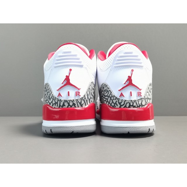 X BATCH Air Jordan 3 Retro Cardinal Red 398614 126