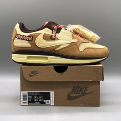 H12 Batch Travis Scott x Nike Air Max 1 Wheat D09392 701 