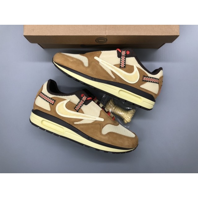 H12 Batch Travis Scott x Nike Air Max 1 Wheat D09392 701 