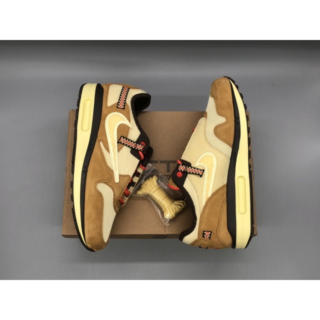 H12 Batch Travis Scott x Nike Air Max 1 Wheat D09392 701 