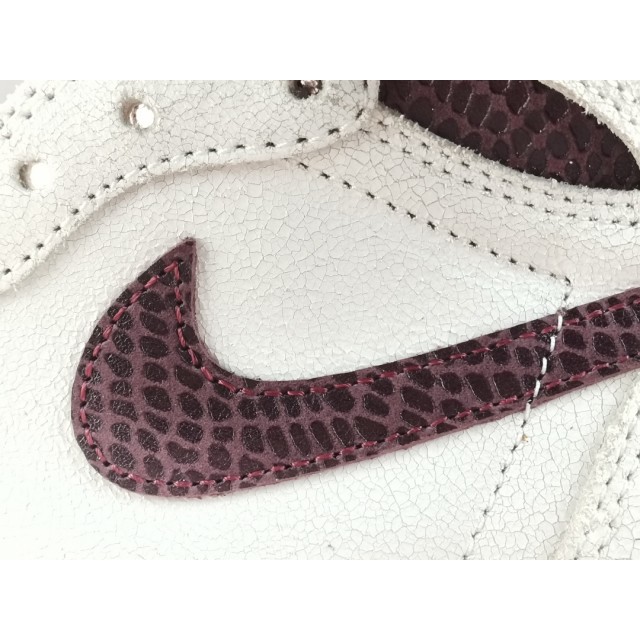 X BATCH A Ma Mainers x Air Jordan 1 Sail and Burgundy DO7097 100