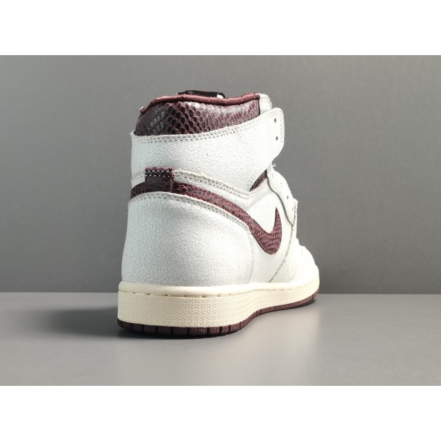 X BATCH A Ma Mainers x Air Jordan 1 Sail and Burgundy DO7097 100