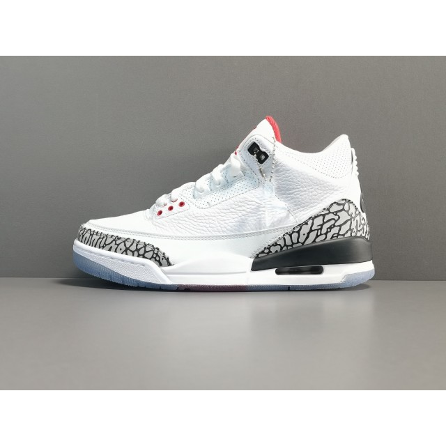 X BATCH Air Jordan 3 Retro Free Throw Line White Cement （2018） 923096 101