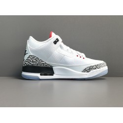 X BATCH Air Jordan 3 Retro Free Throw Line White Cement （2018） 923096 101