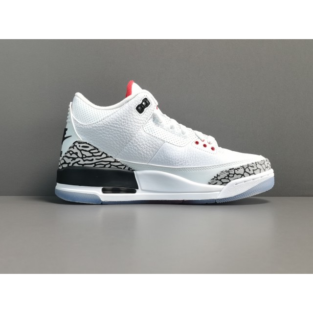 X BATCH Air Jordan 3 Retro Free Throw Line White Cement （2018） 923096 101