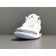 X BATCH Air Jordan 3 Retro Free Throw Line White Cement （2018） 923096 101