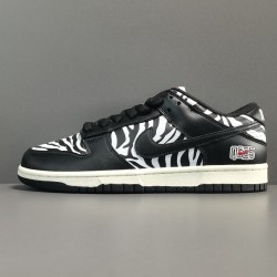 GOD BATCH Quartersnacks x Nike SB Dunk Low "Zebre" DM3510 001