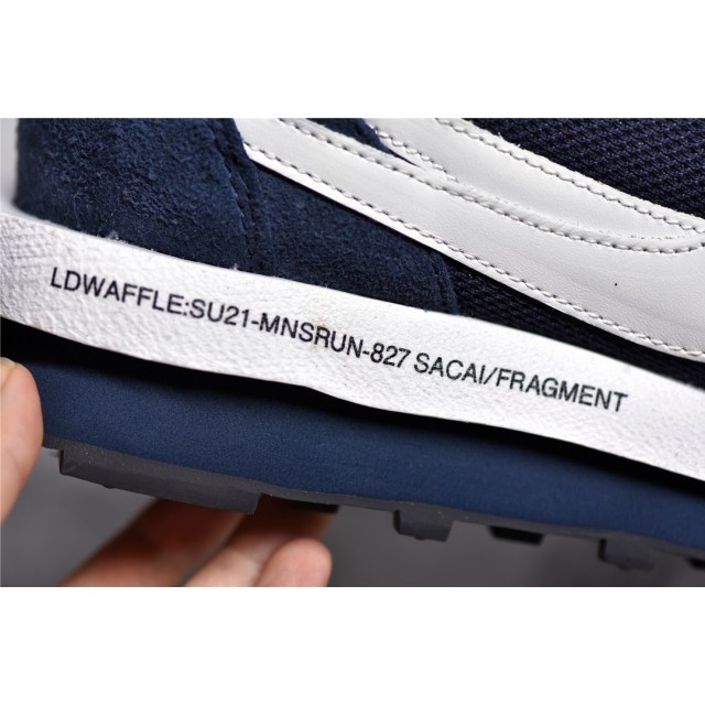 PK BATCH Fragment Design x Sacai x Nike LDWaffle "Blackened Blue" DH2684 400