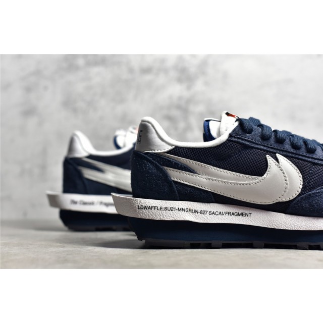 PK BATCH Fragment Design x Sacai x Nike LDWaffle "Blackened Blue" DH2684 400