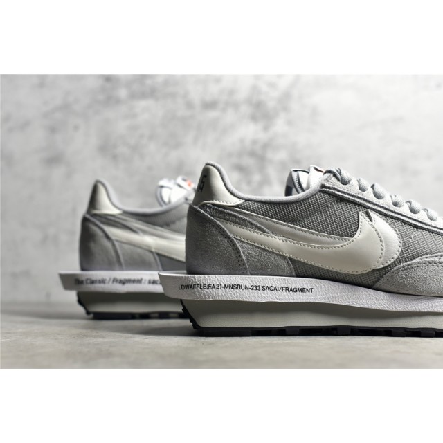 PK BATCH Fragment Design x Sacai x Nike LDWaffle "Light Smoke Grey" DH2684 001