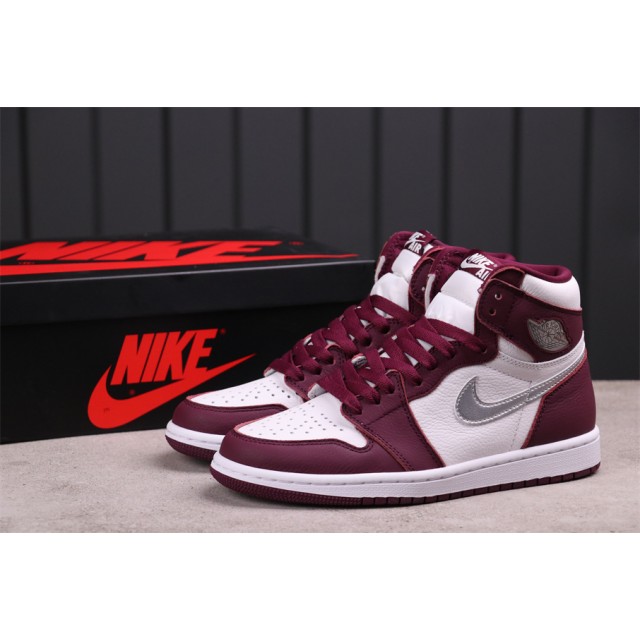 GET BATCH Air Jordan 1 High OG "Bordeaux" 555088 611