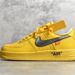 PK BATCH Off White x Nike Air Force 1 Low "University Gold" DD1876 700