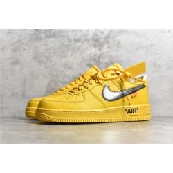 PK BATCH Off White x Nike Air Force 1 Low "University Gold" DD1876 700