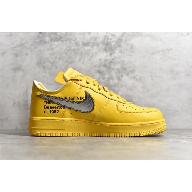 PK BATCH Off White x Nike Air Force 1 Low "University Gold" DD1876 700