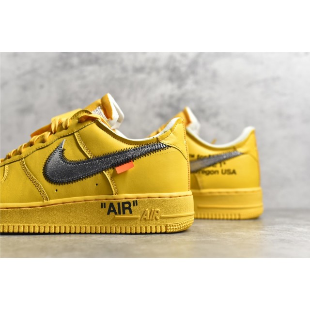 PK BATCH Off White x Nike Air Force 1 Low "University Gold" DD1876 700