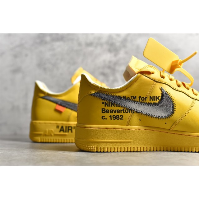 PK BATCH Off White x Nike Air Force 1 Low "University Gold" DD1876 700