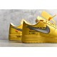 PK BATCH Off White x Nike Air Force 1 Low "University Gold" DD1876 700