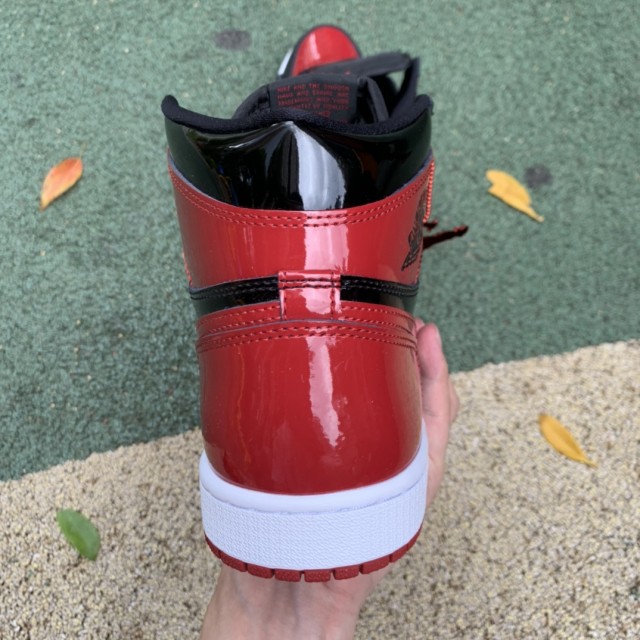 LJR BATCH Air Jordan 1 High OG "Bred Patent" 555088 063