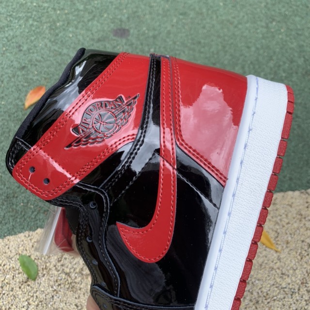 LJR BATCH Air Jordan 1 High OG "Bred Patent" 555088 063