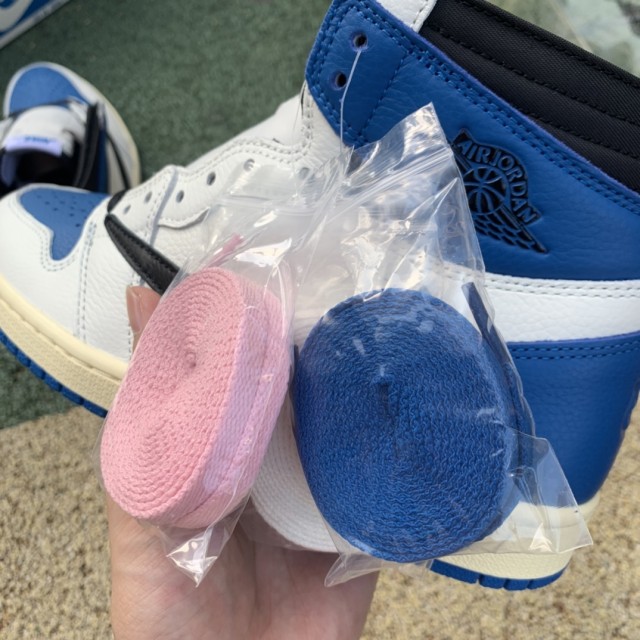 LJR BATCH Travis Scott x Fragment x Air Jordan 1 High OG "Military Blue" DH3227 105