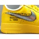 GOD BATCH Off White x Nike Air Force 1 Low "University Gold" DD1876 700