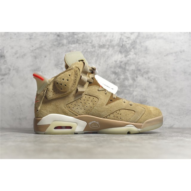 PK BATCH Travis Scott x Air Jordan 6 Retro SP British Khaki DH0690 200