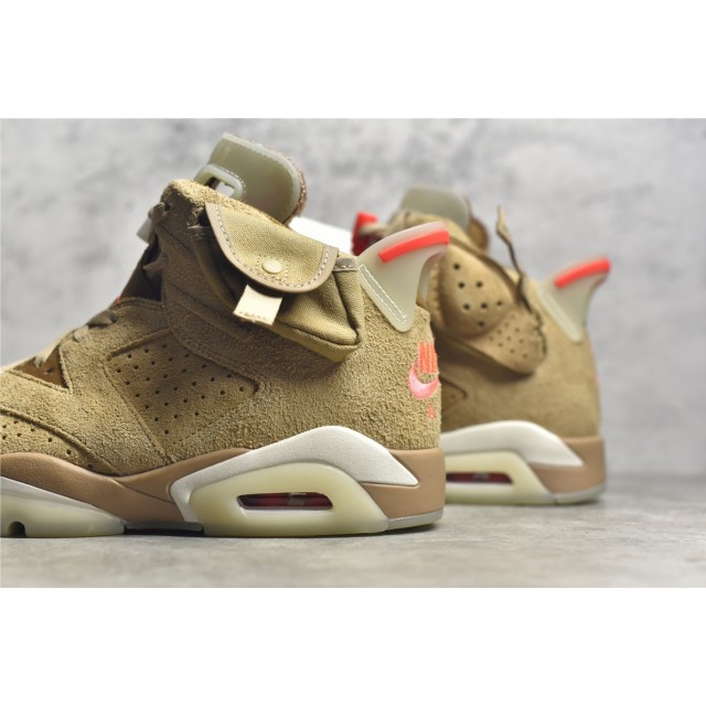 PK BATCH Travis Scott x Air Jordan 6 Retro SP British Khaki DH0690 200