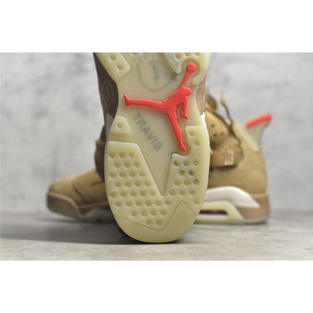 PK BATCH Travis Scott x Air Jordan 6 Retro SP British Khaki DH0690 200